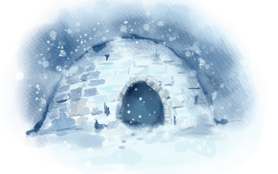 Igloos: the snow homes of the Inuit